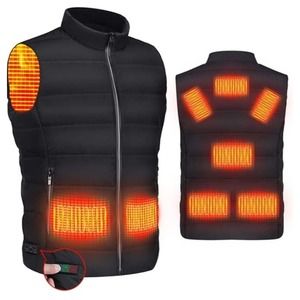 RYNX Adults Unisex Heated Vest Size XL For Winter (Powerbank Not Included)